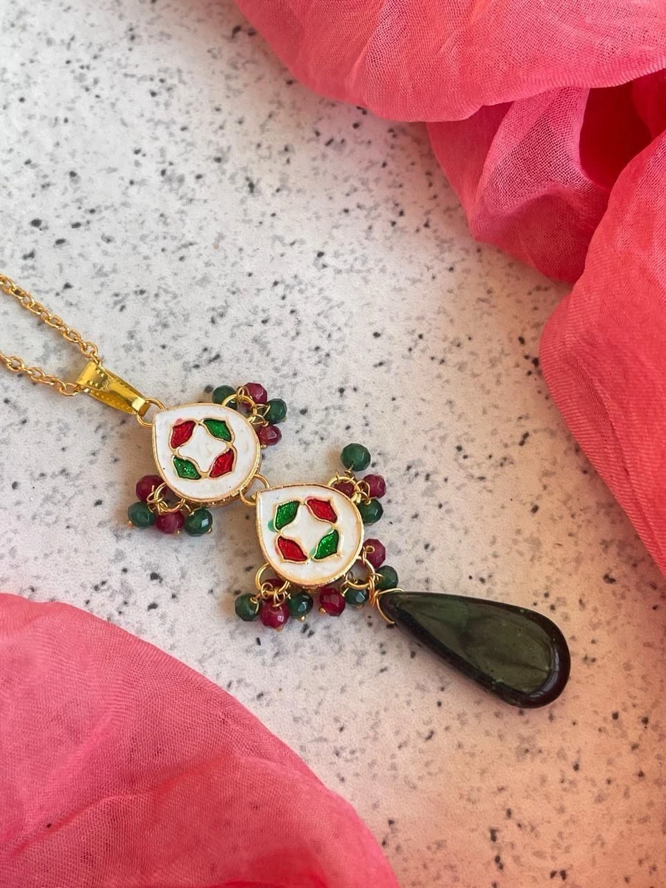 Dual Side Artisan Made Pendant 2