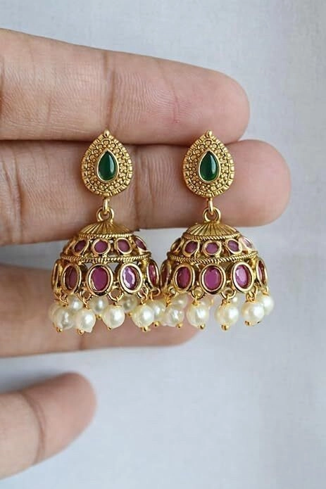 Premium Marathaka Jhumka 2