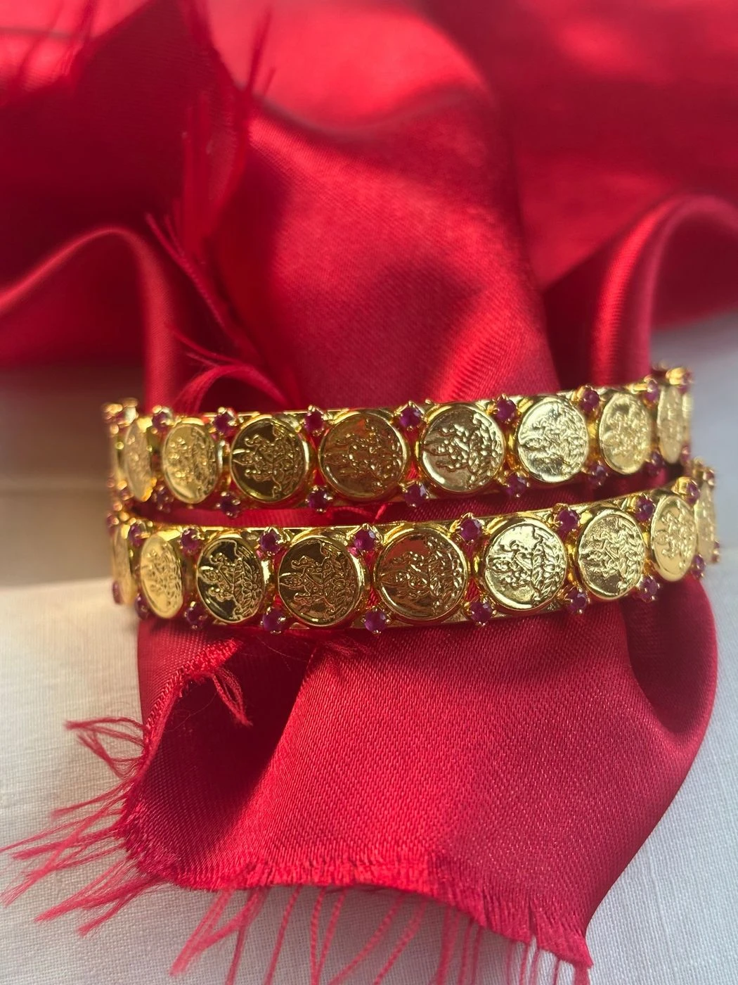 Cash Bangles - Microgold Plated (Single pc) 2