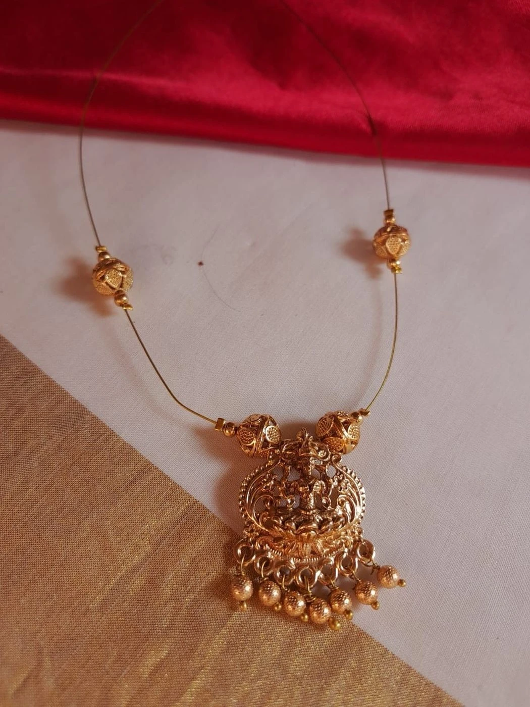 Invisible Gold Lakshmi  Chain 2