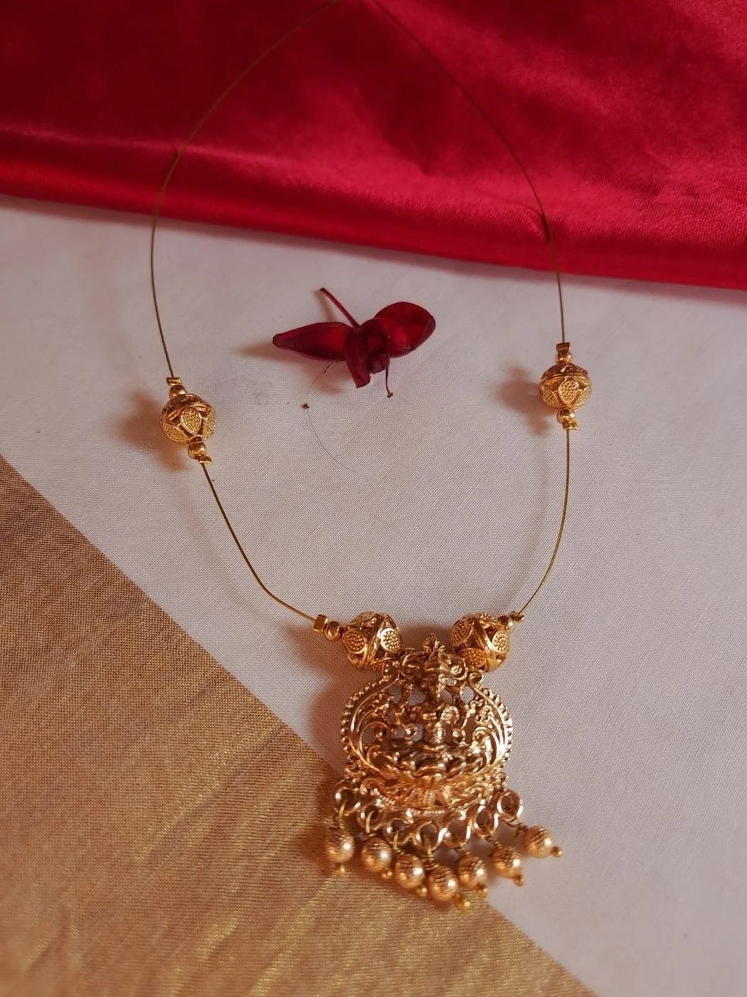 Invisible Gold Lakshmi  Chain 3
