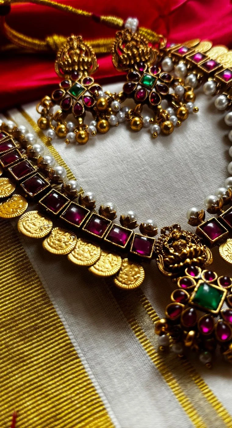 Sambhavi Purple Cash Necklace 1