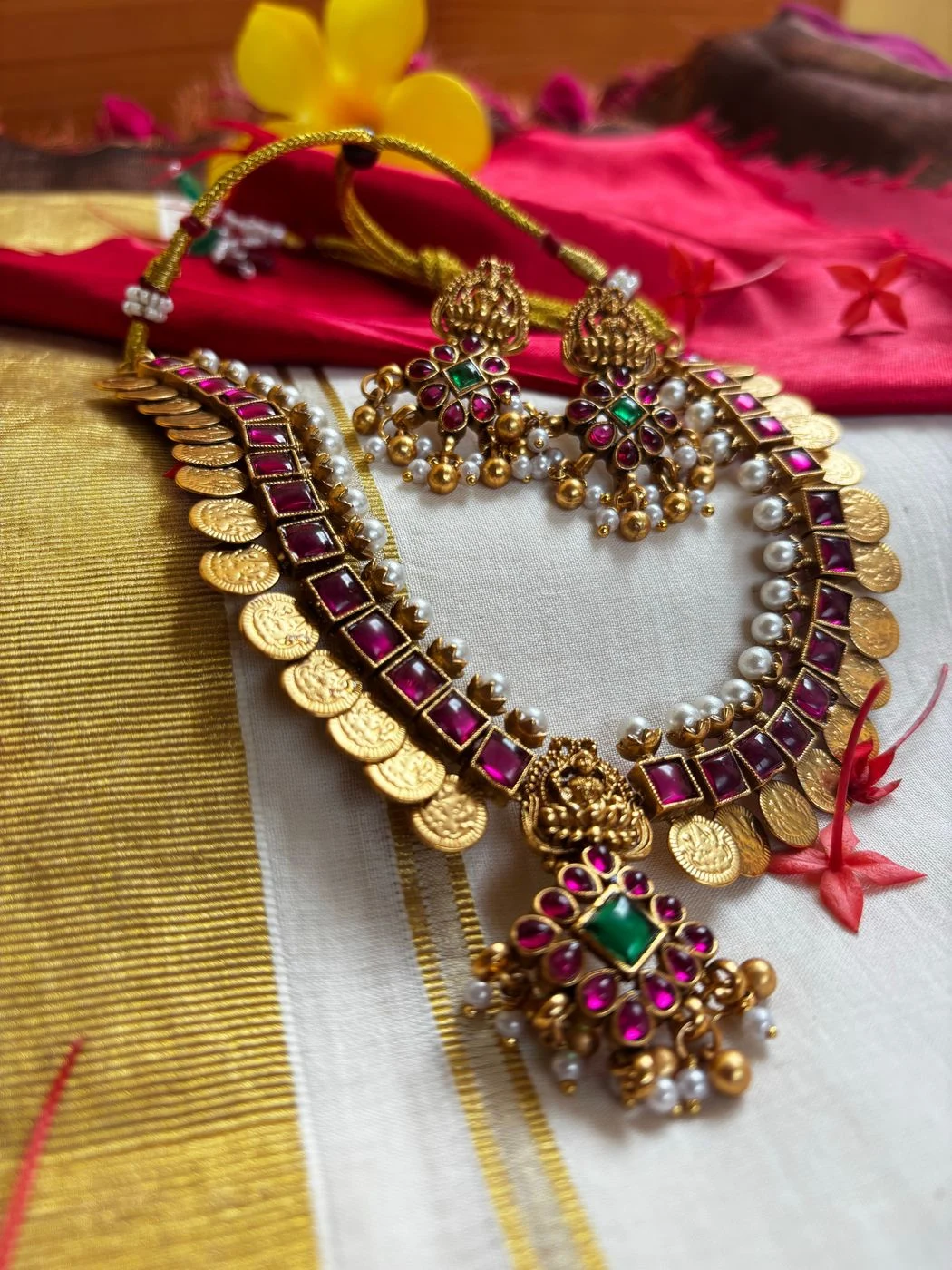Sambhavi Purple Cash Necklace 3