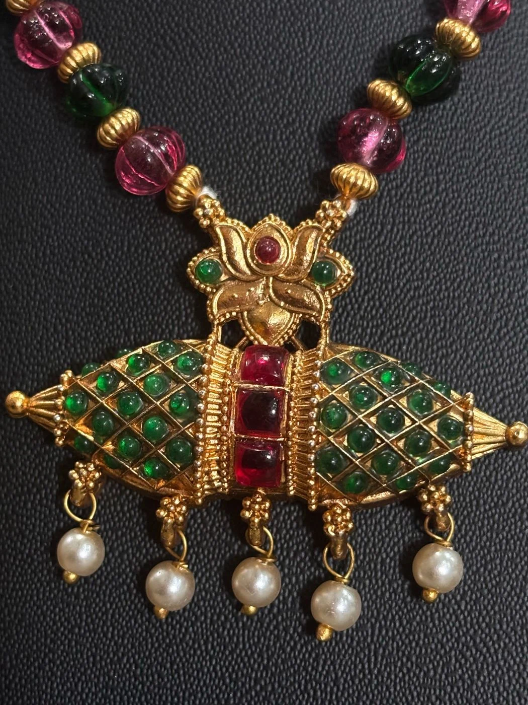 Manimuthu- Multi Pearl Short Haaram 2