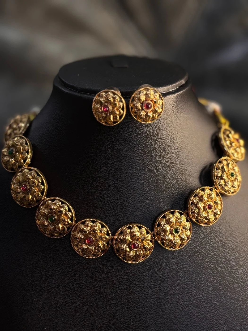 Parijatham Antique Necklace 2