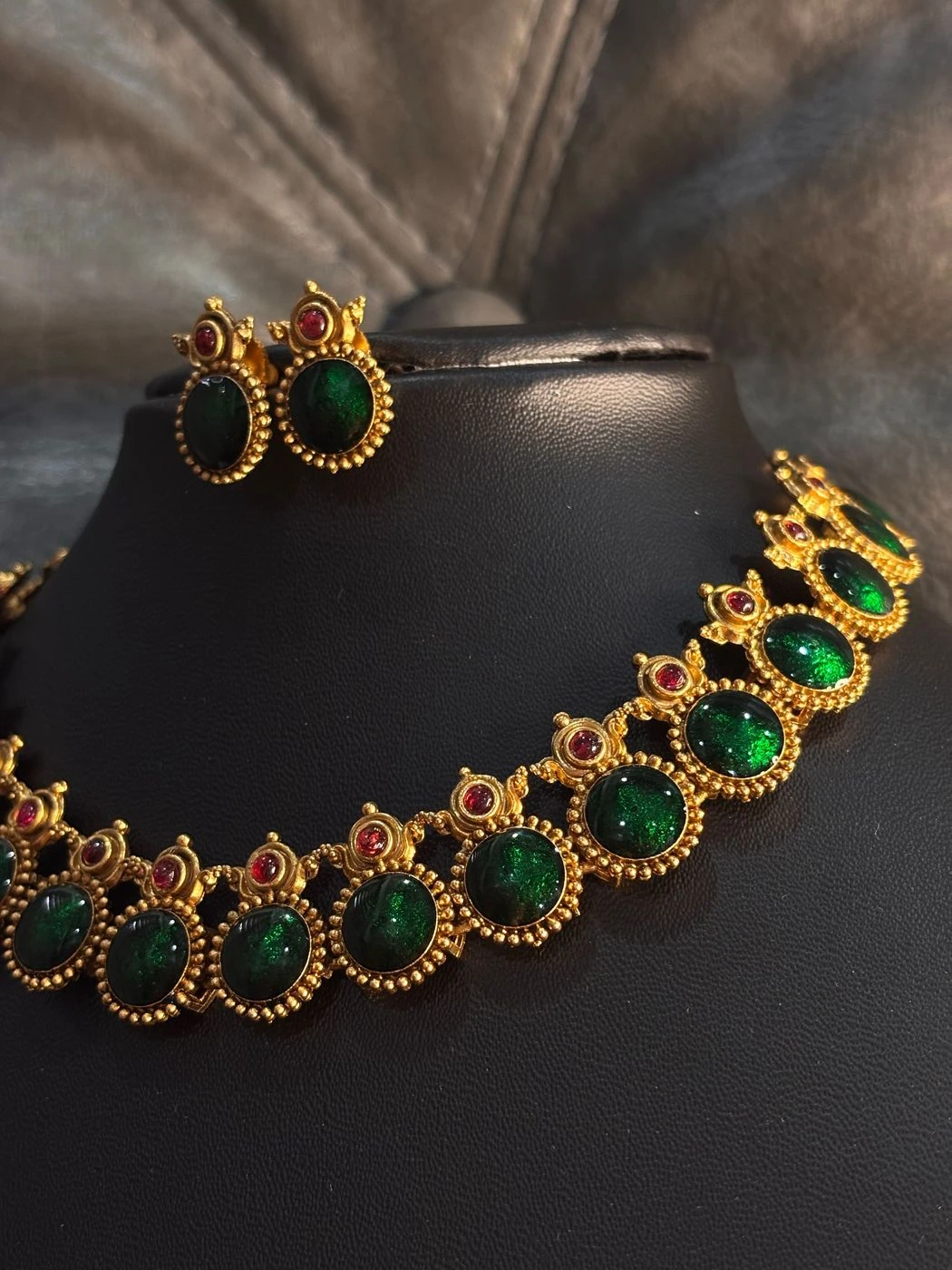 Marathaka Manjari Necklace 1