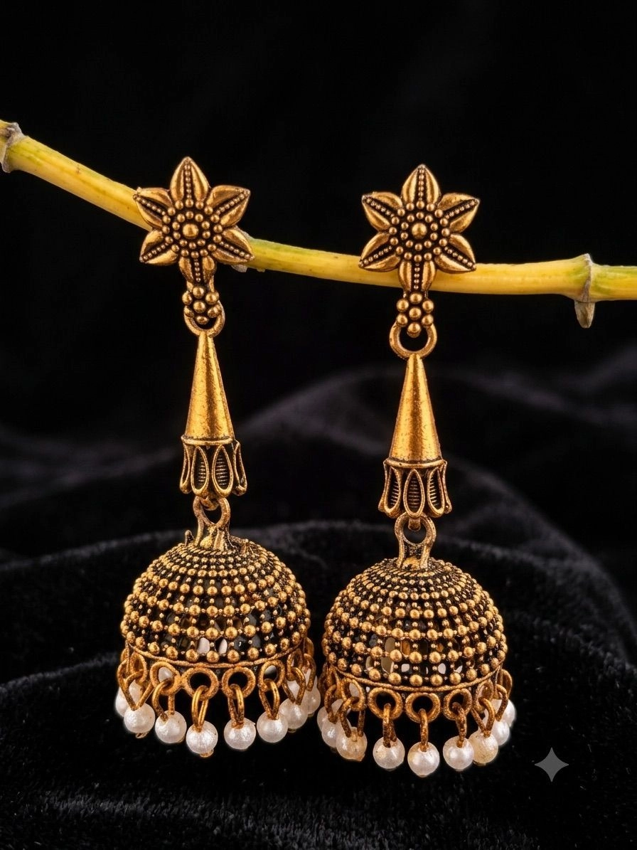 Antique Thandu Jhumka 1
