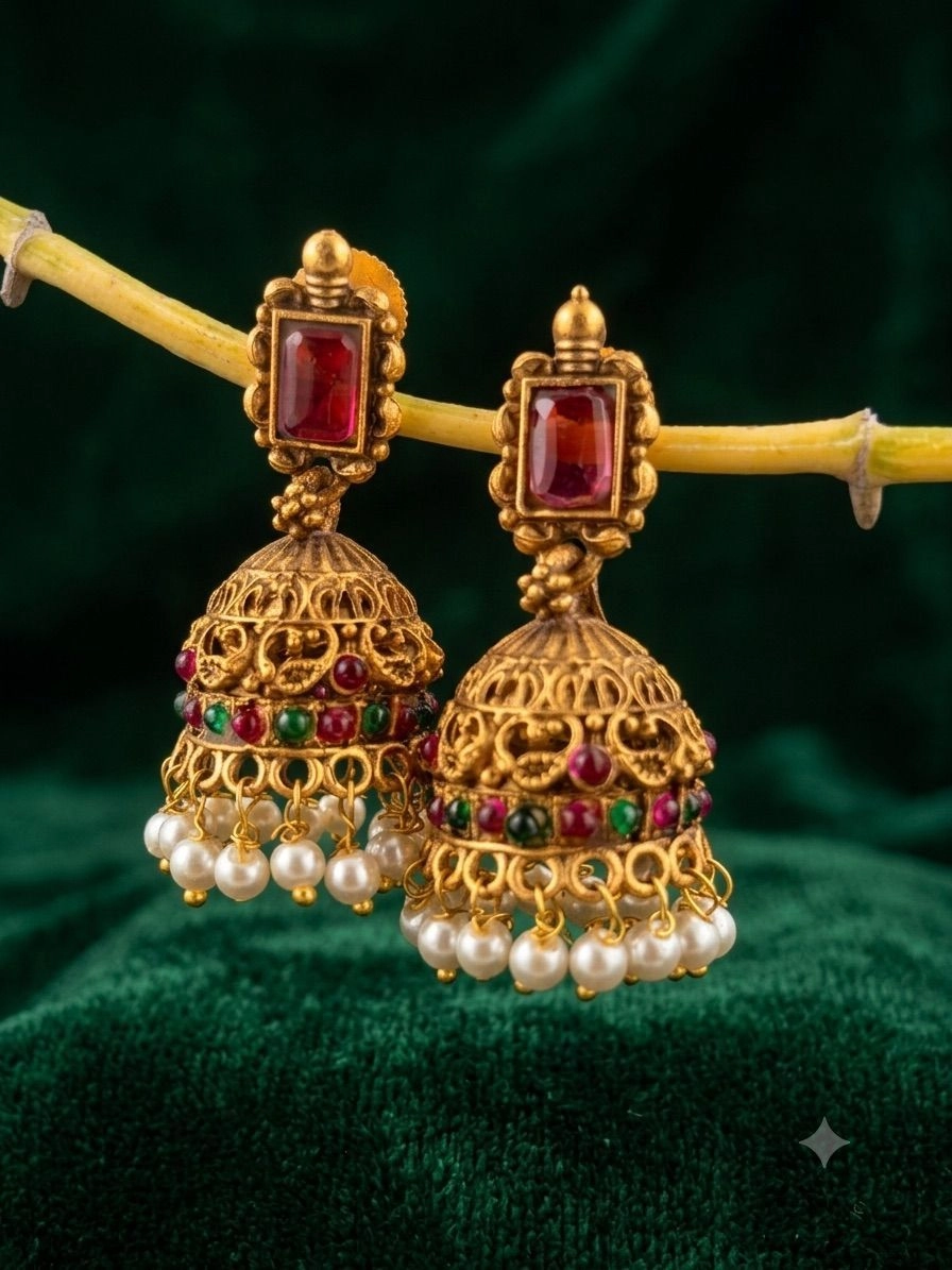 Chembakam Jhumkas 1