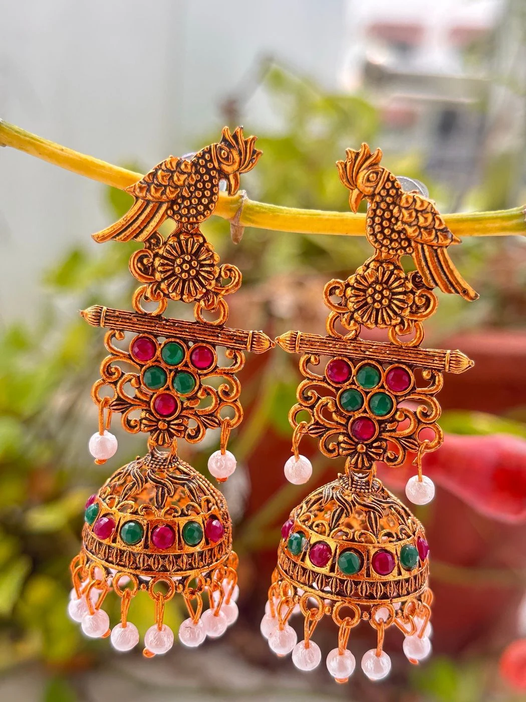 Parrot Jhumka 2