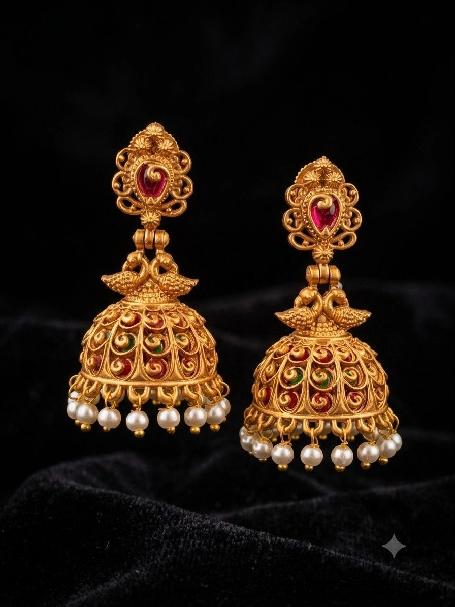 Royal Mayoora Jhumka 1