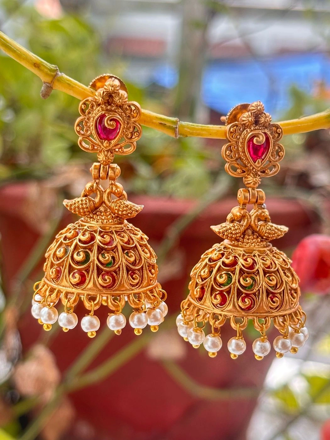 Royal Mayoora Jhumka 4