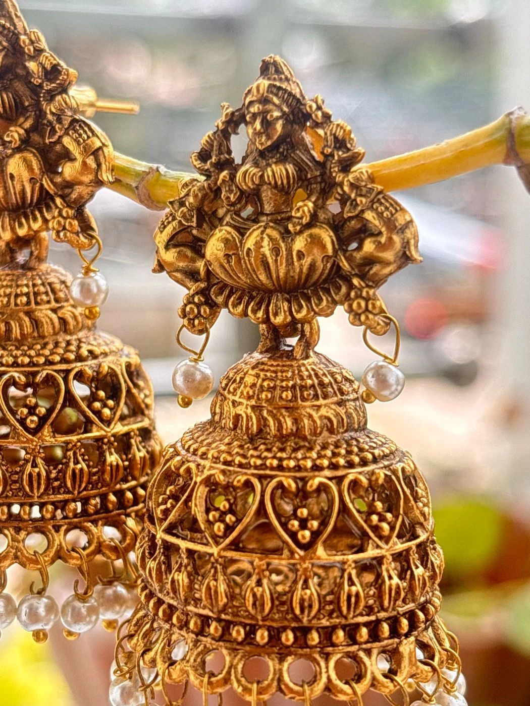 Antique Rajarajeshwari Jhumkas