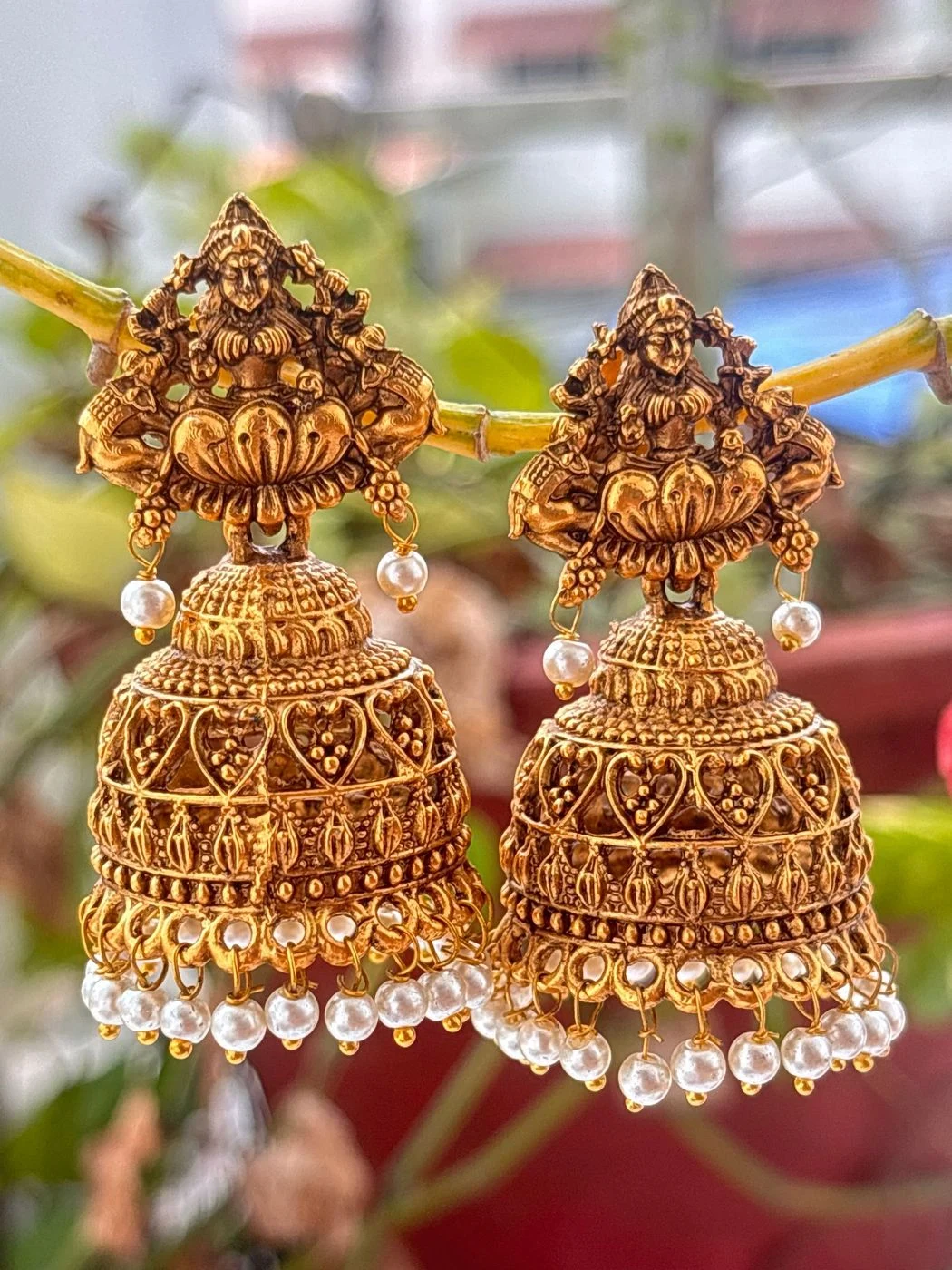 Antique Rajarajeshwari Jhumkas 3