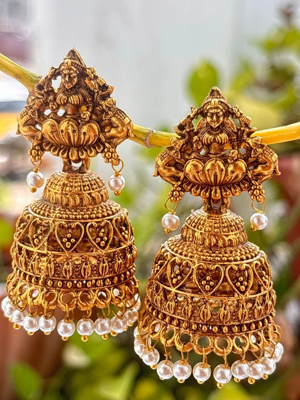 Antique Rajarajeshwari Jhumkas 4