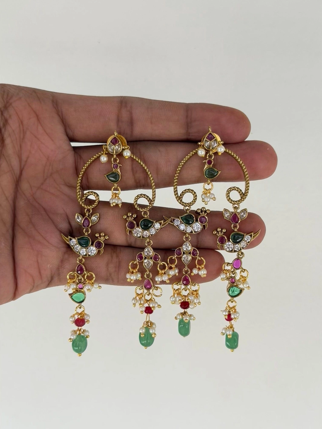 Tarini Dual Dangler Earrings