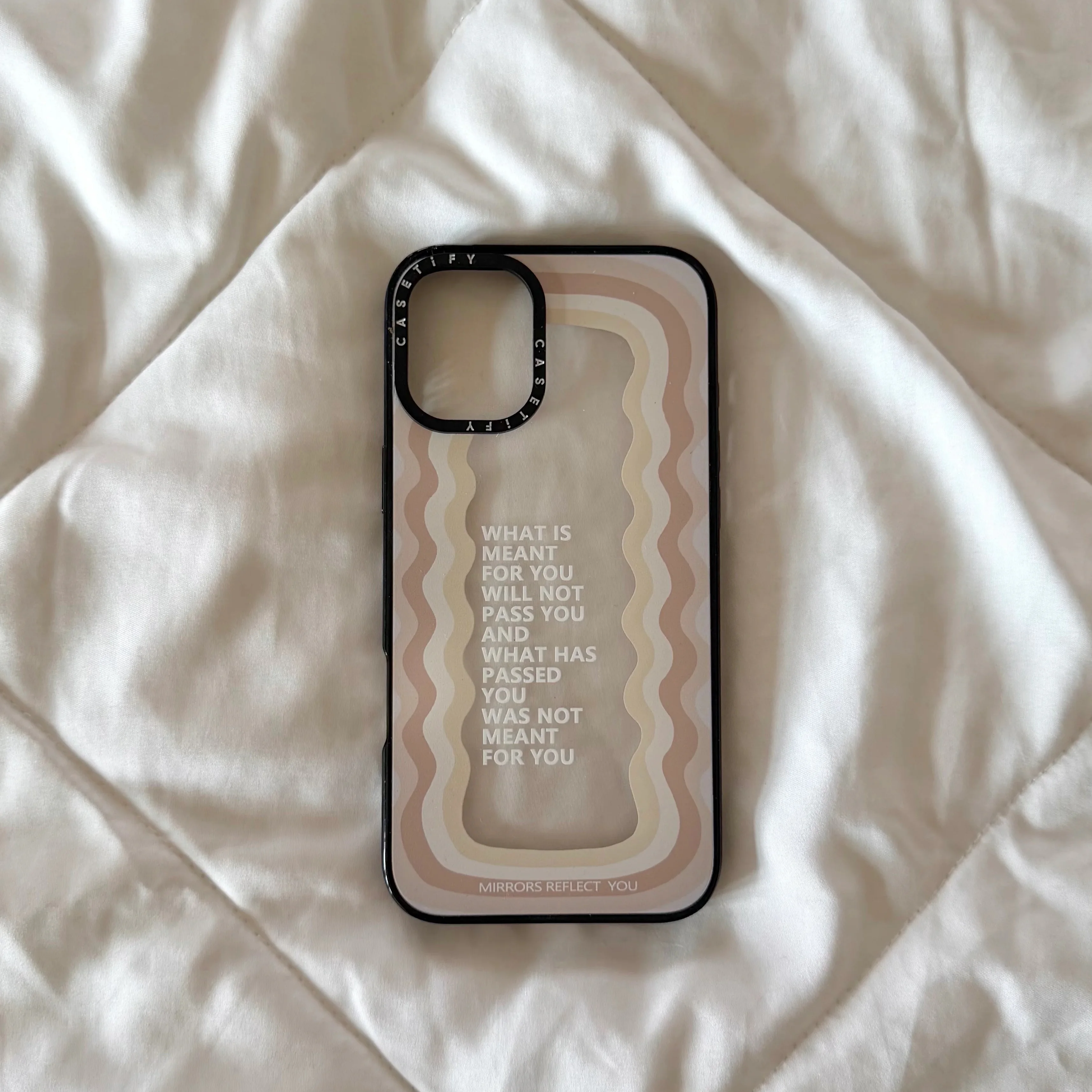 Transparent quote case