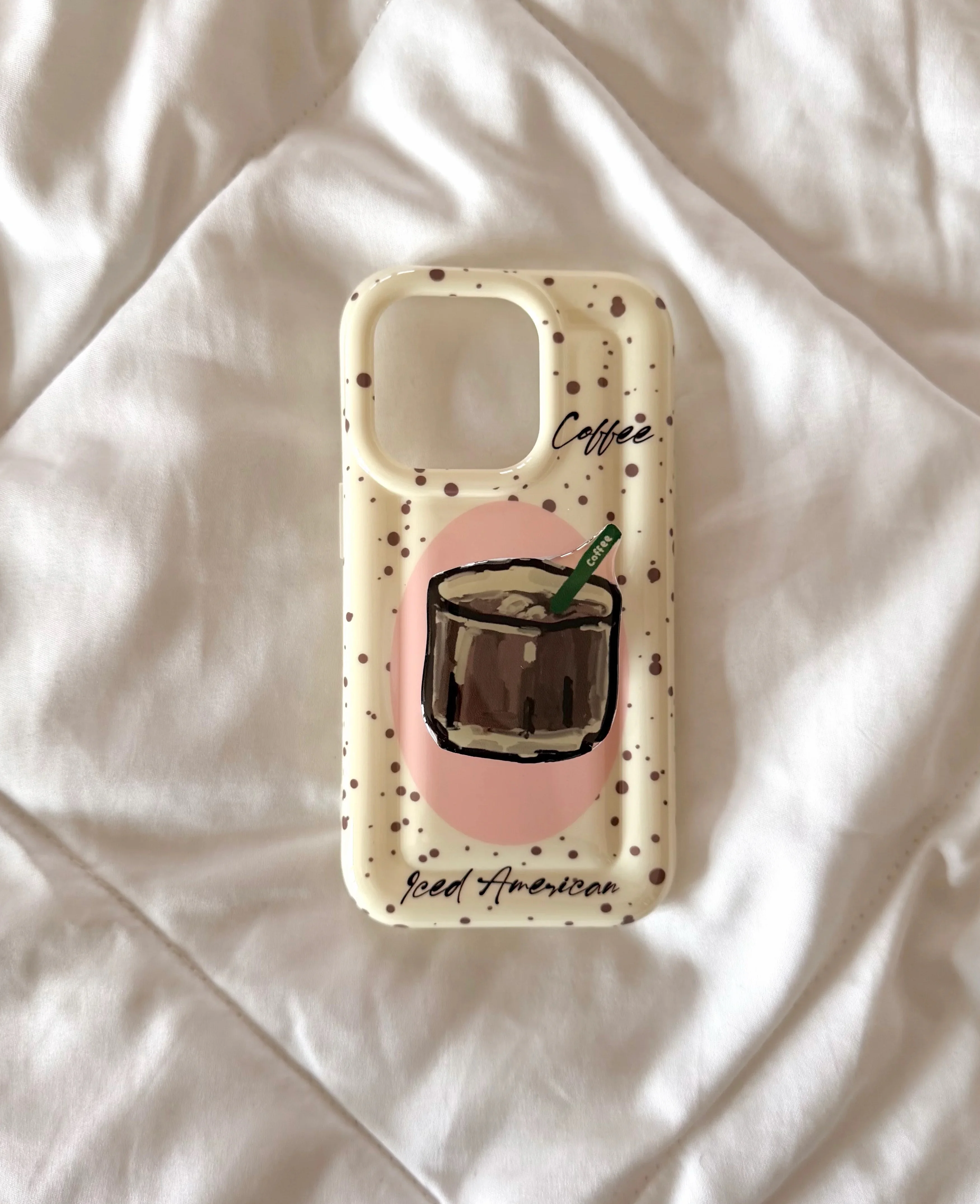 Coffee case with pop socket