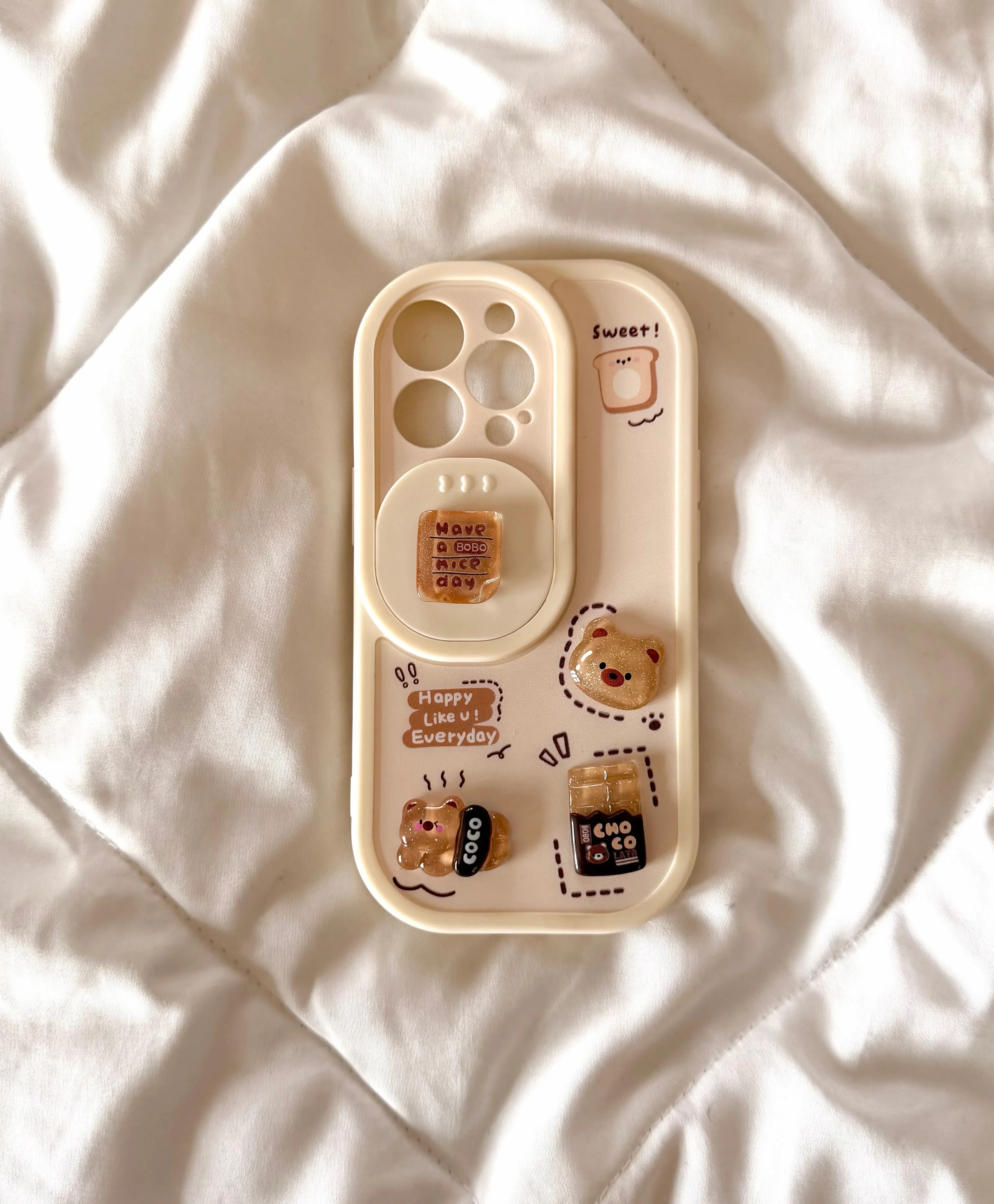 Boba case with camera sliding