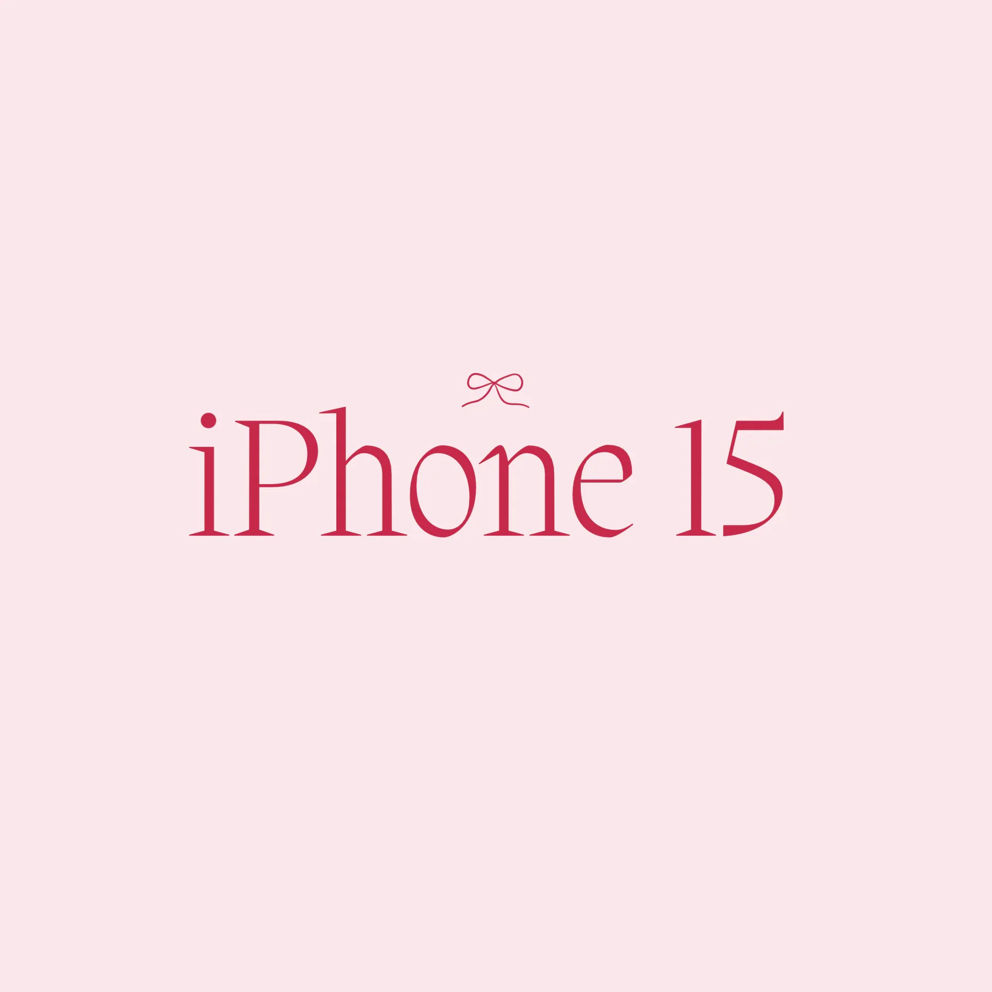 iPhone 15