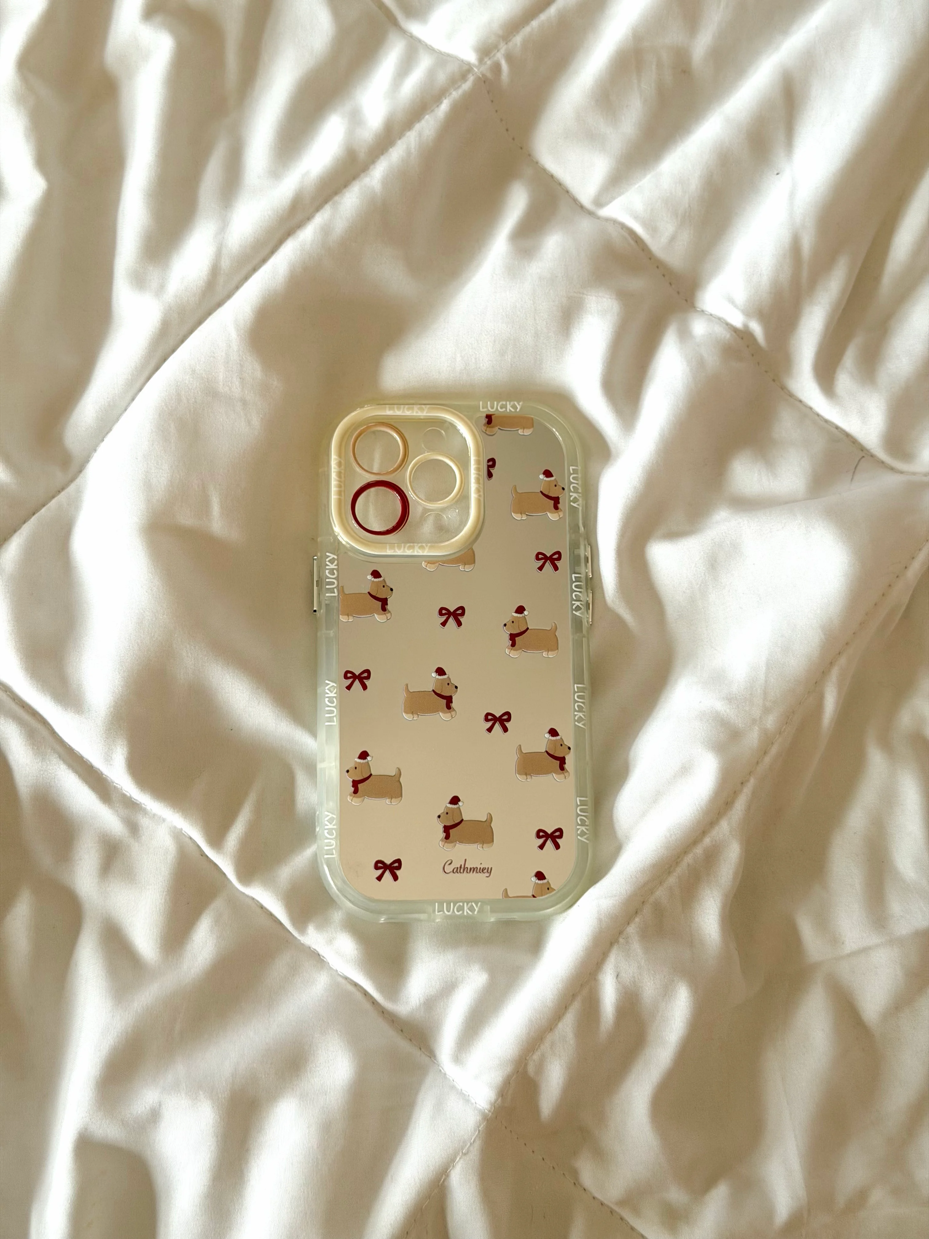 Cute dog Mirror case