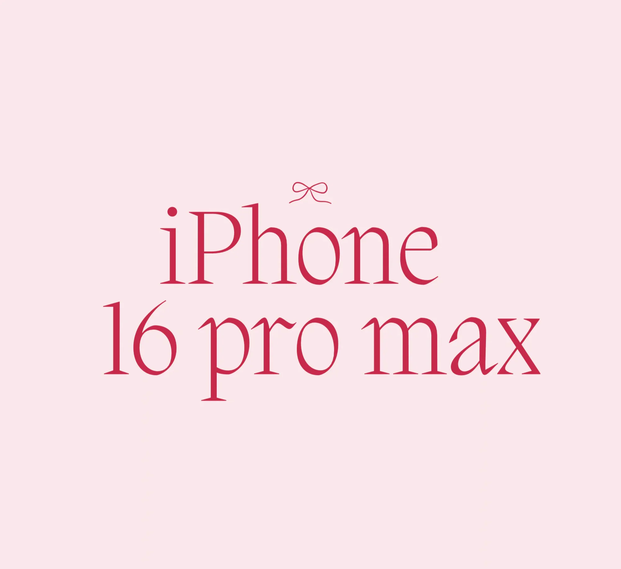 iPhone 16 pro max