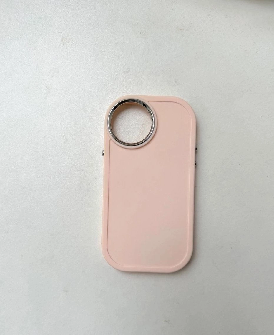 Baby pink silicone case