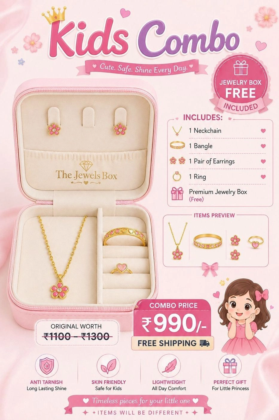 Kids Combo Free shipping