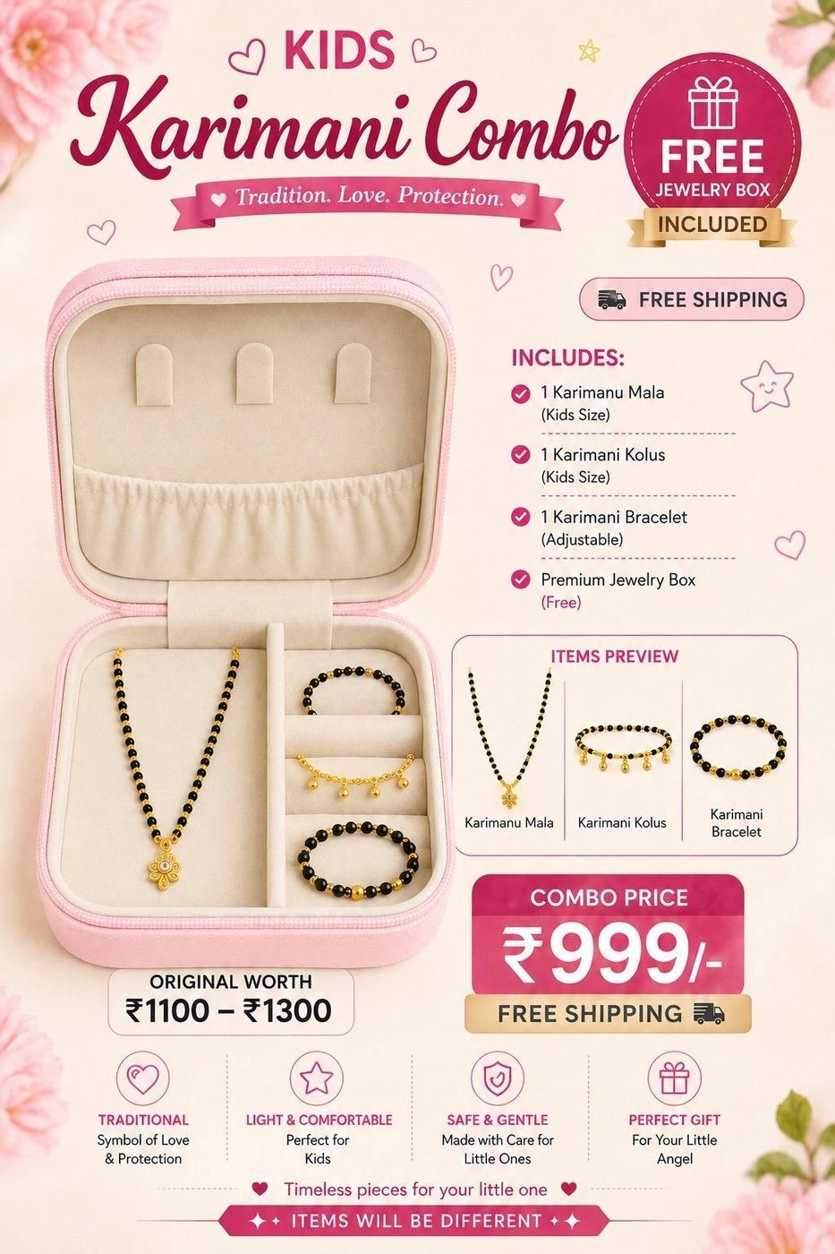 Kids combo free shipping ok