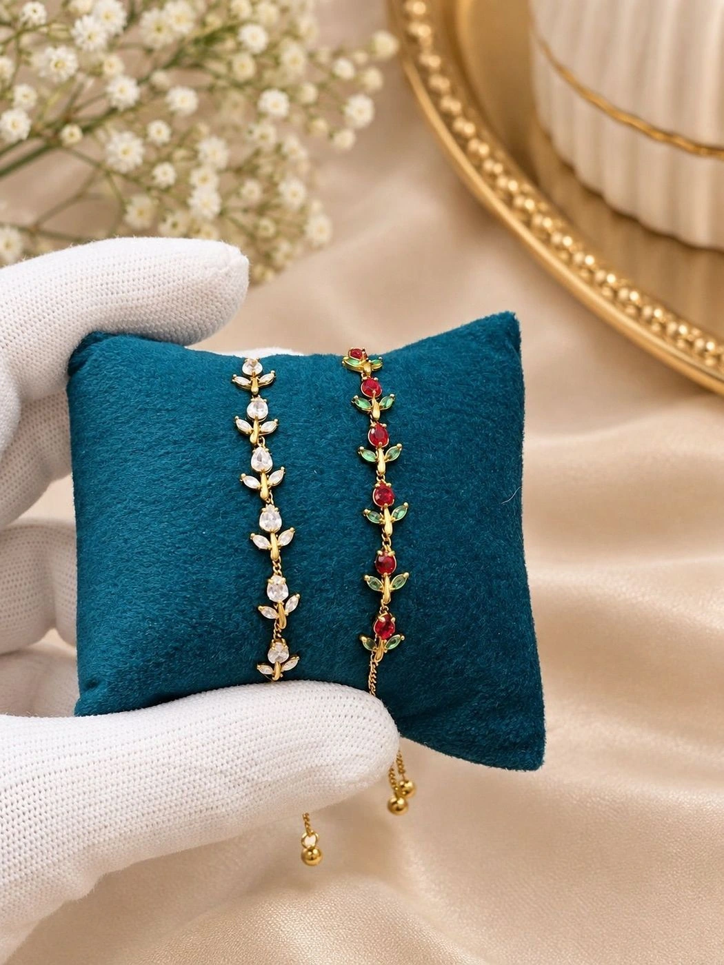 Tulips Vine Adjustable Bracelet