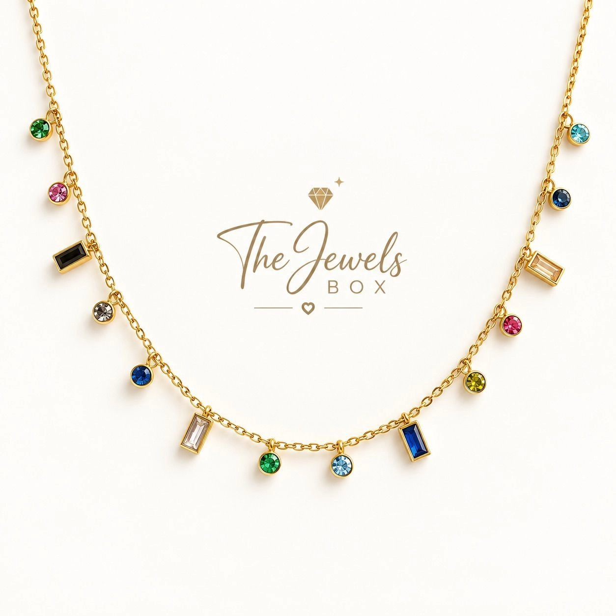 RAINBOW CHARM NECKLACE 2
