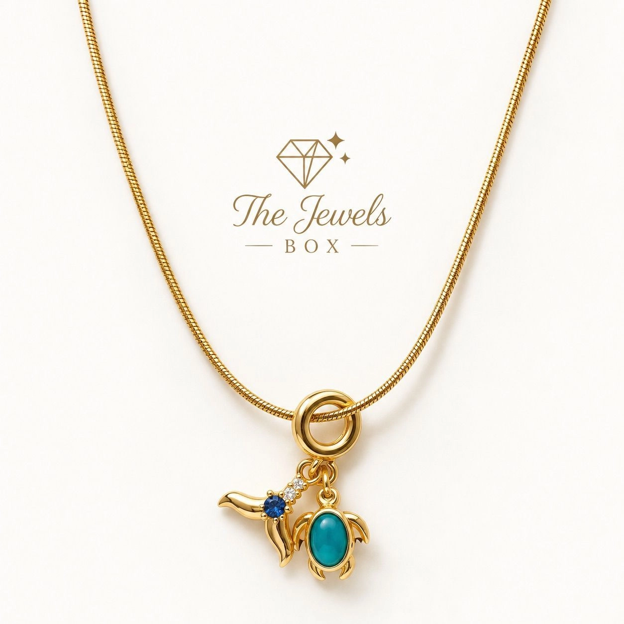 TURTLE CHARM NECKLACE 2