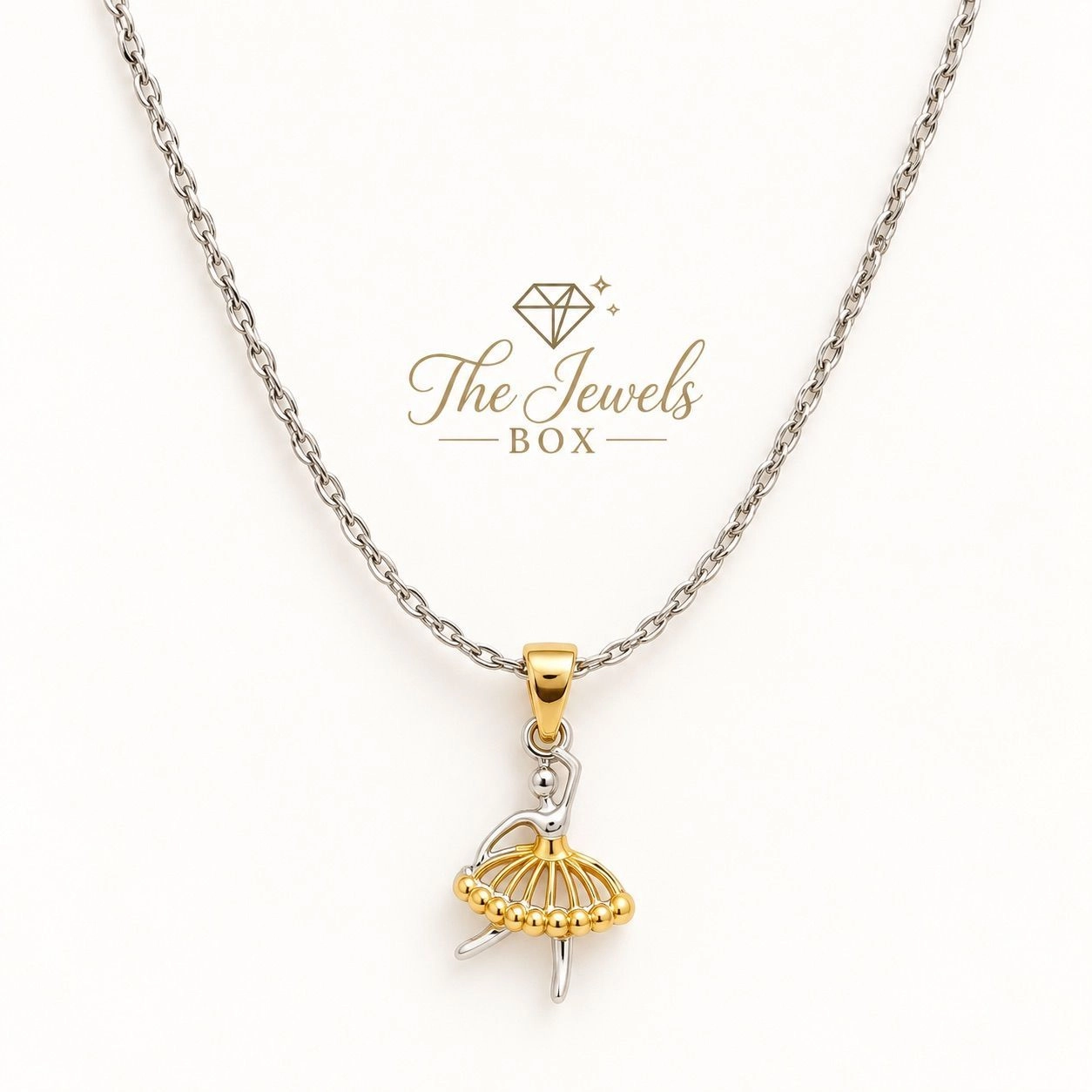 DANCING GIRL PENDANT NECKLACE 2