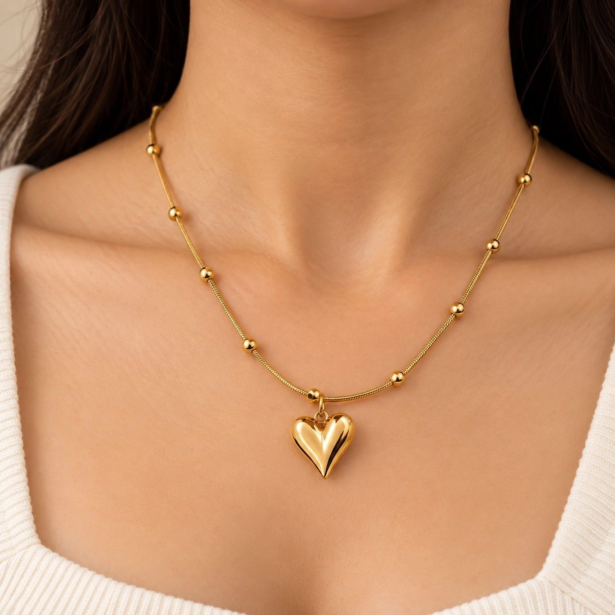 HEART PENDANT NECKLACE 1