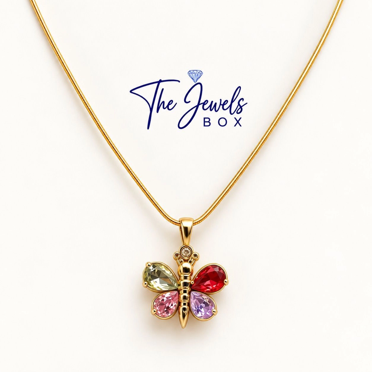 BUTTERFLY PENDANT NECKLACE 2