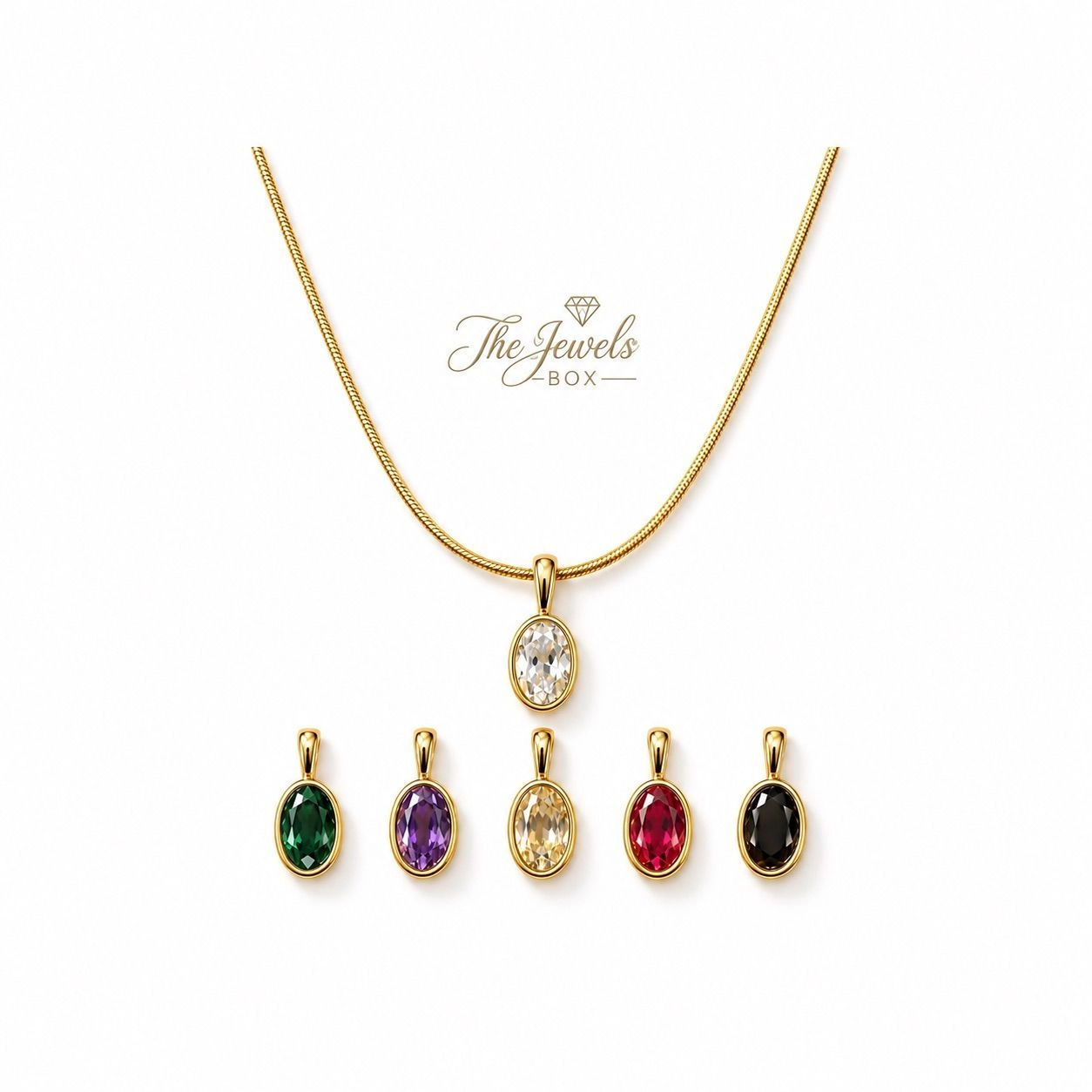 6 in One Neckchain( 2 plain chain included)
