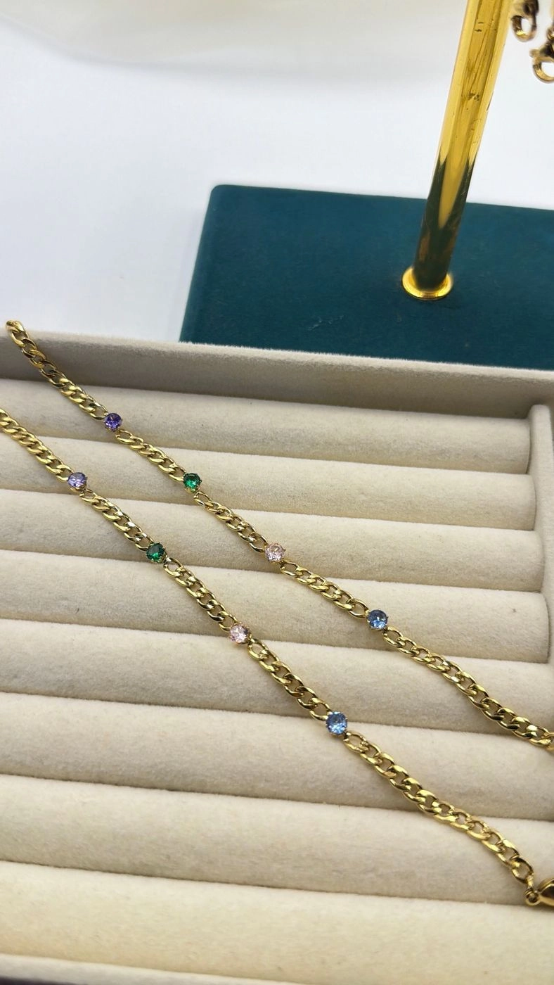Rainbow Anklet (pair) 2