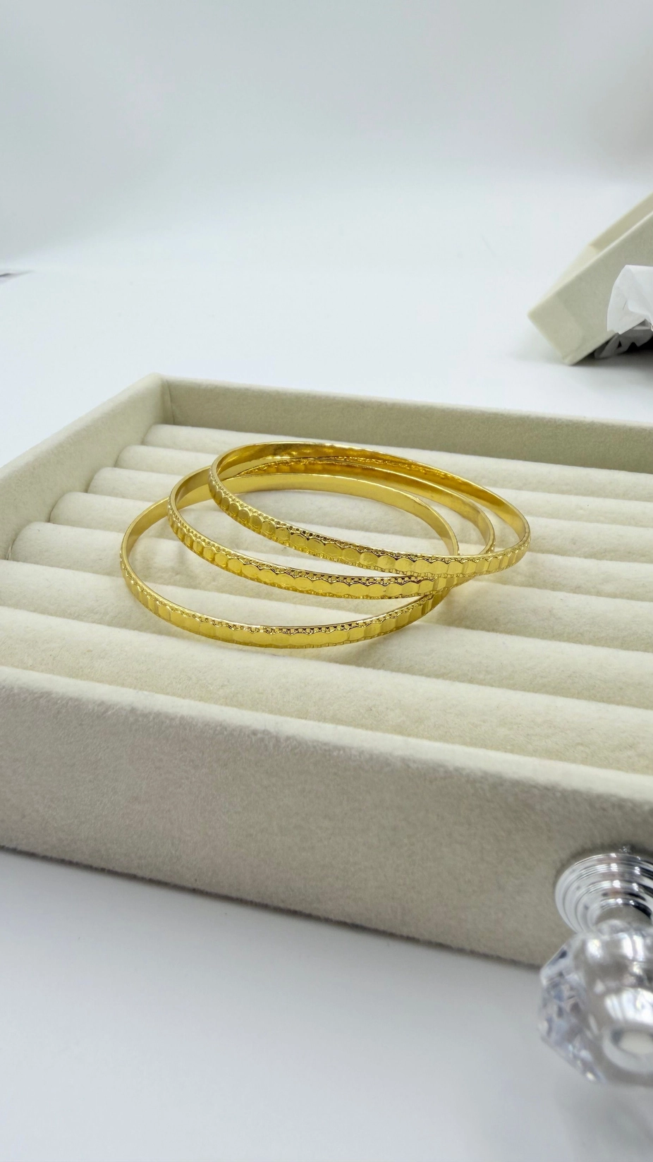 GOLDEN TWISTER BANGLE 3 PC 2