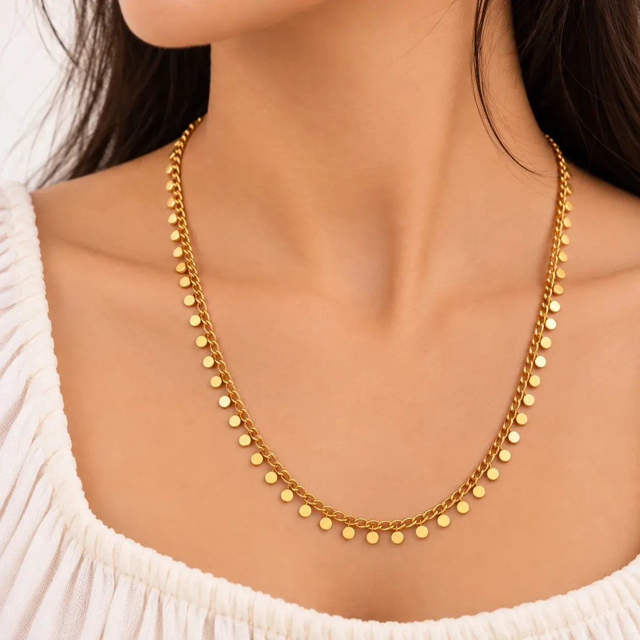 GOLDEN AURA LONG NECKCHAIN 1