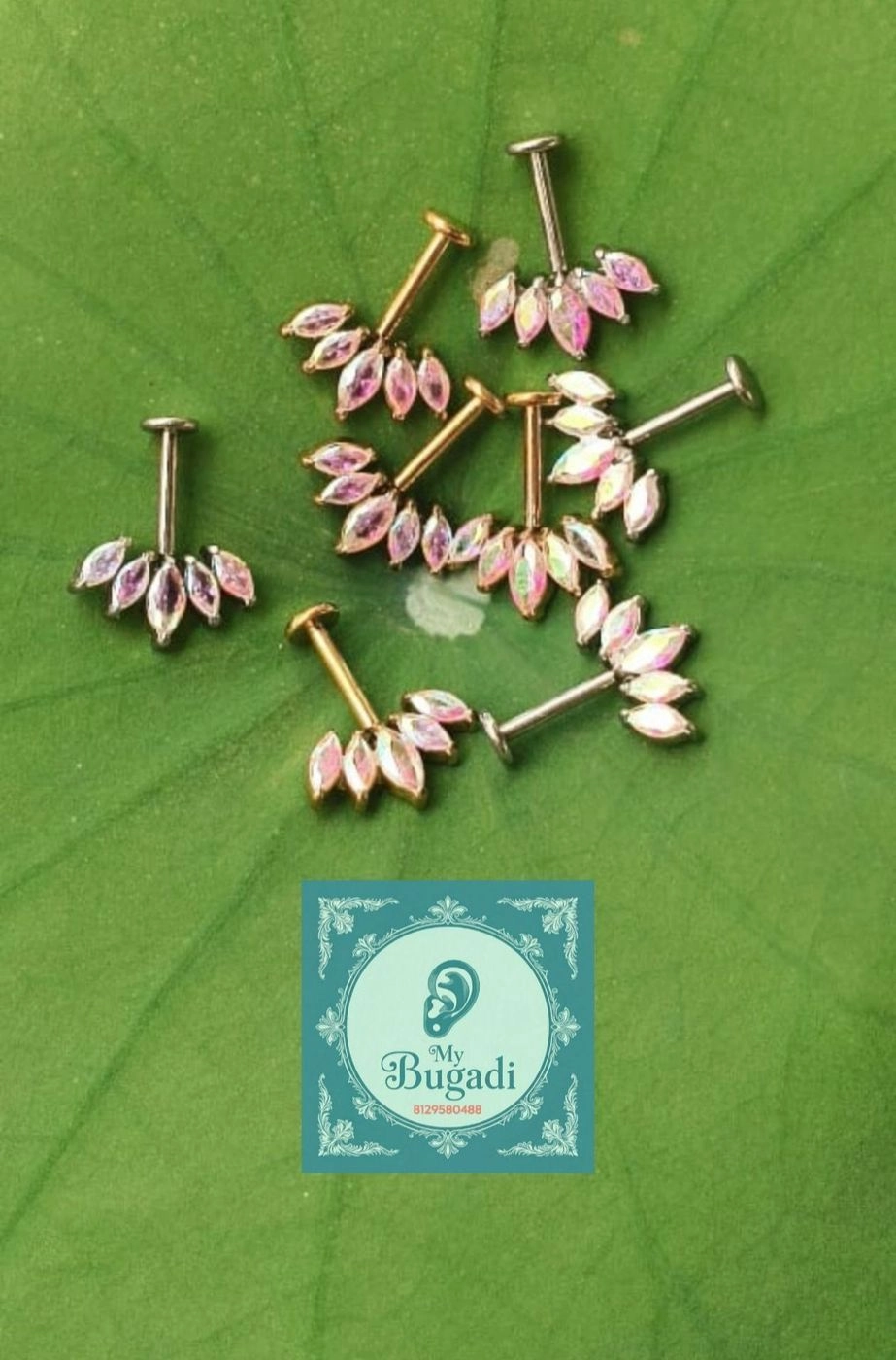 5 leaf bugadi multi color