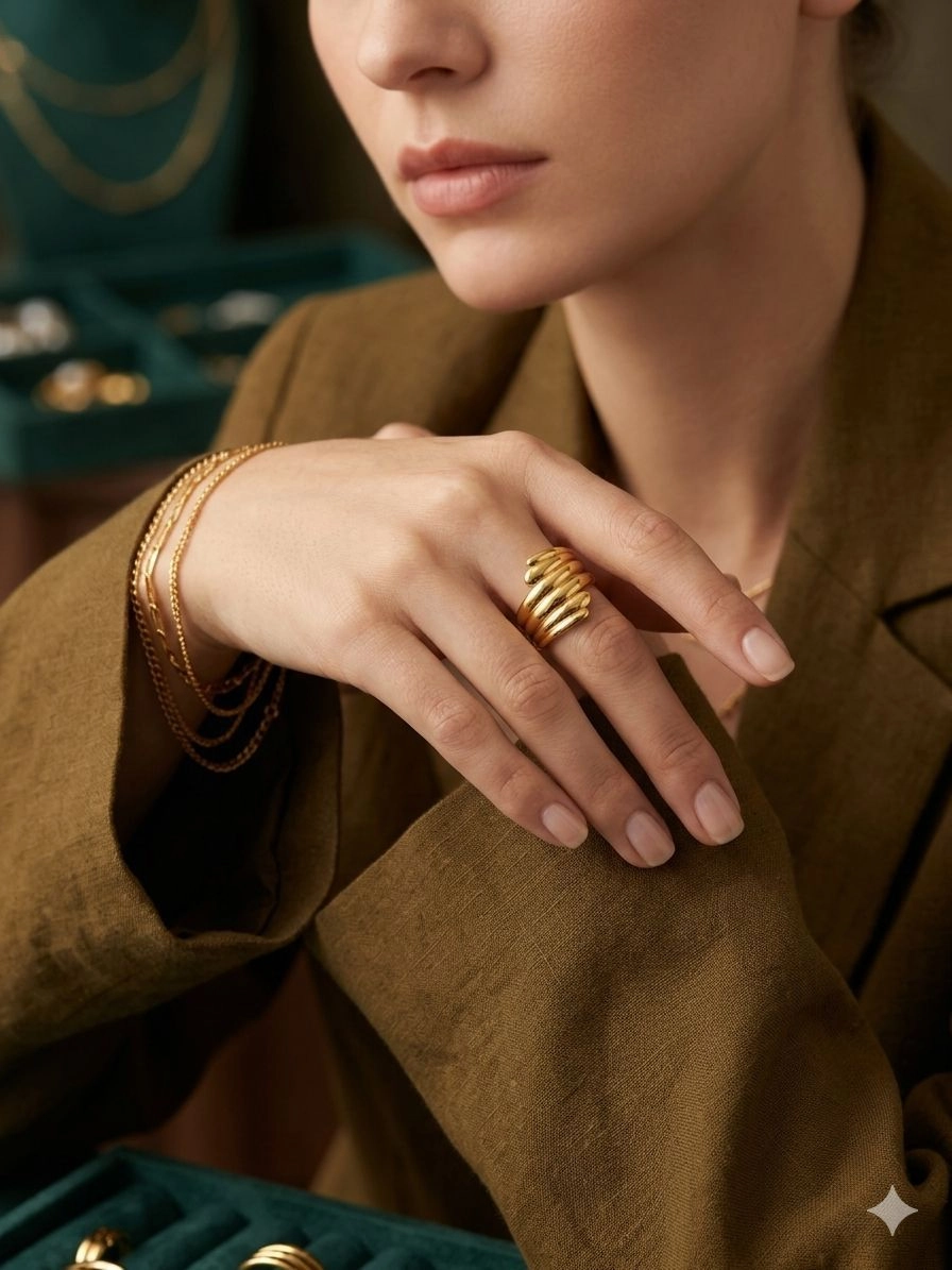 Ripple Wrap Ring 2