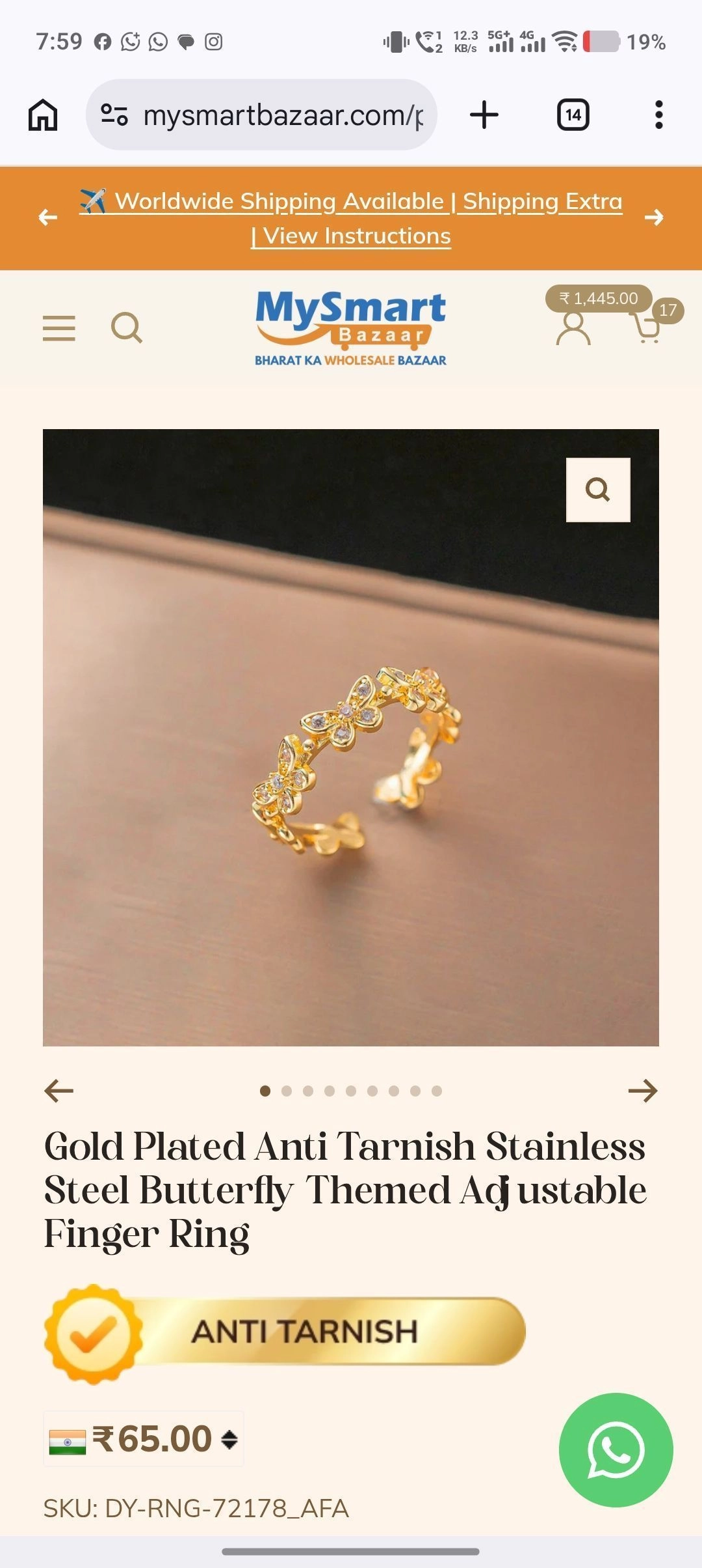 Floral theme ring 2