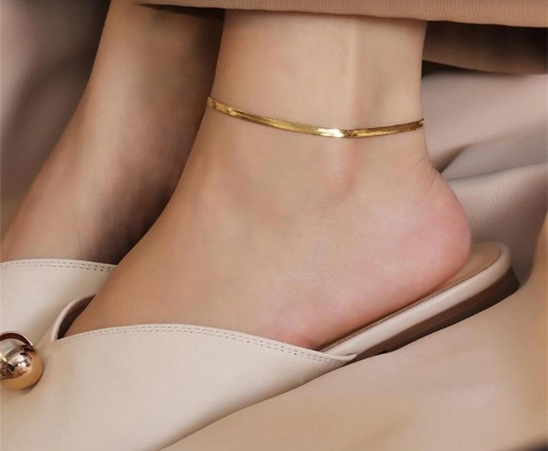 Snake chain anklet