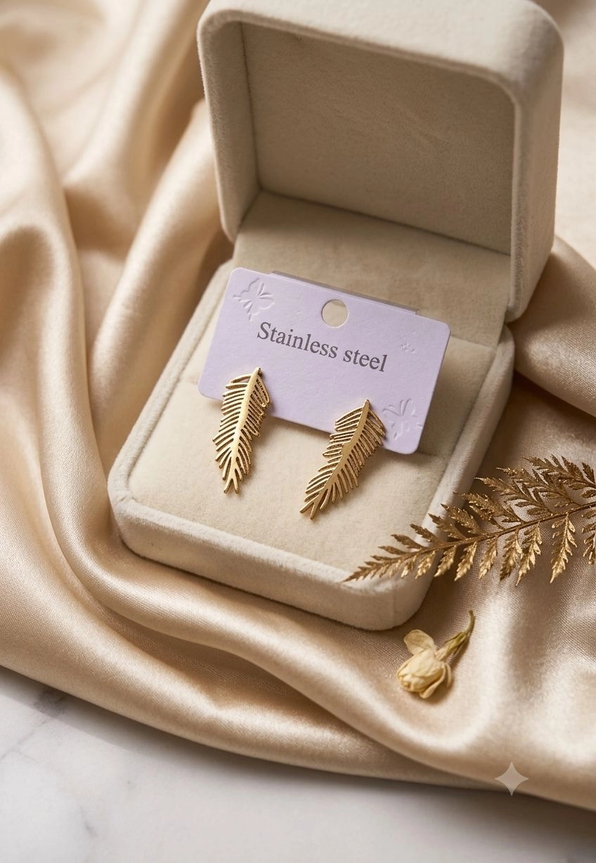 Leaf earrings