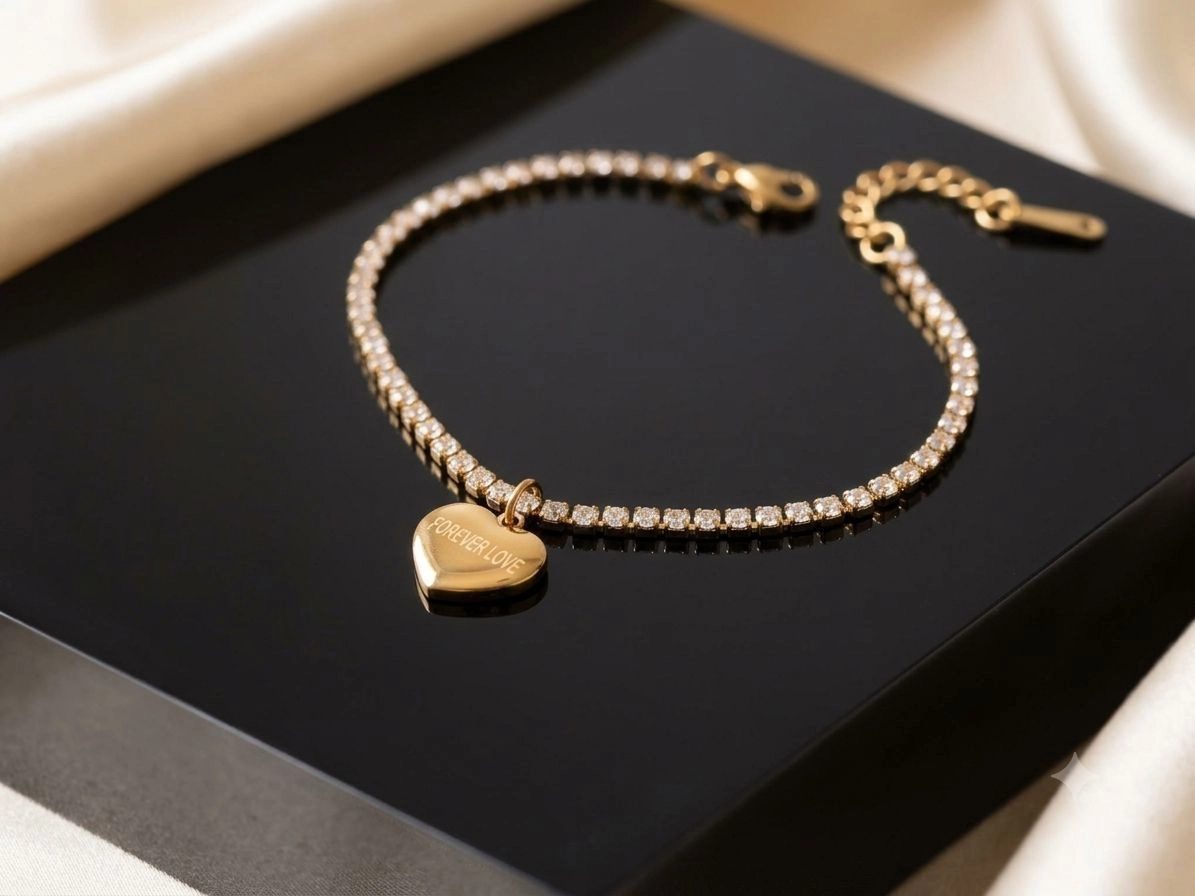 Forever heart bracelet