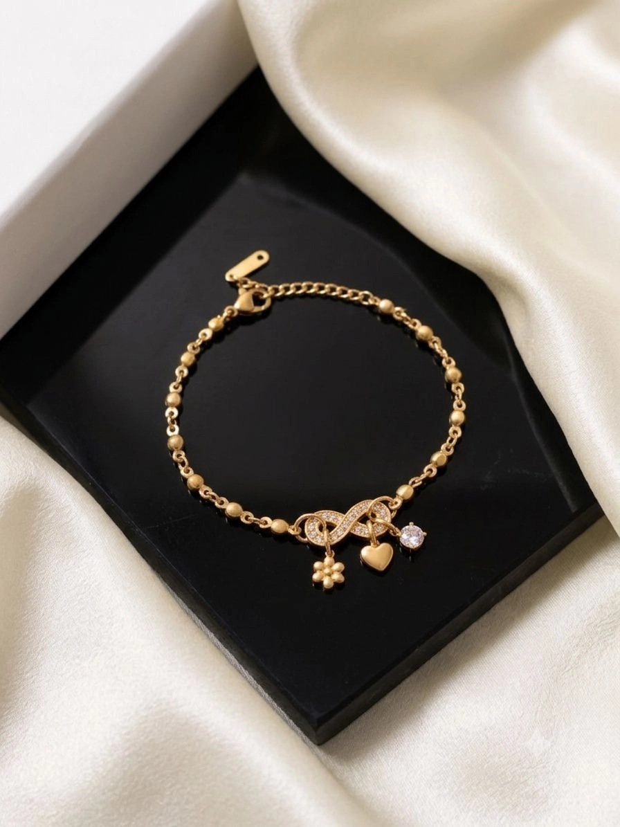 Infinity charm bracelet