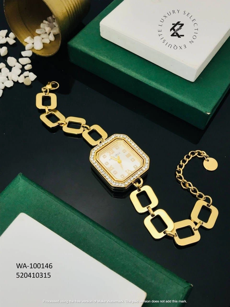 Antitarnish bracelet watch