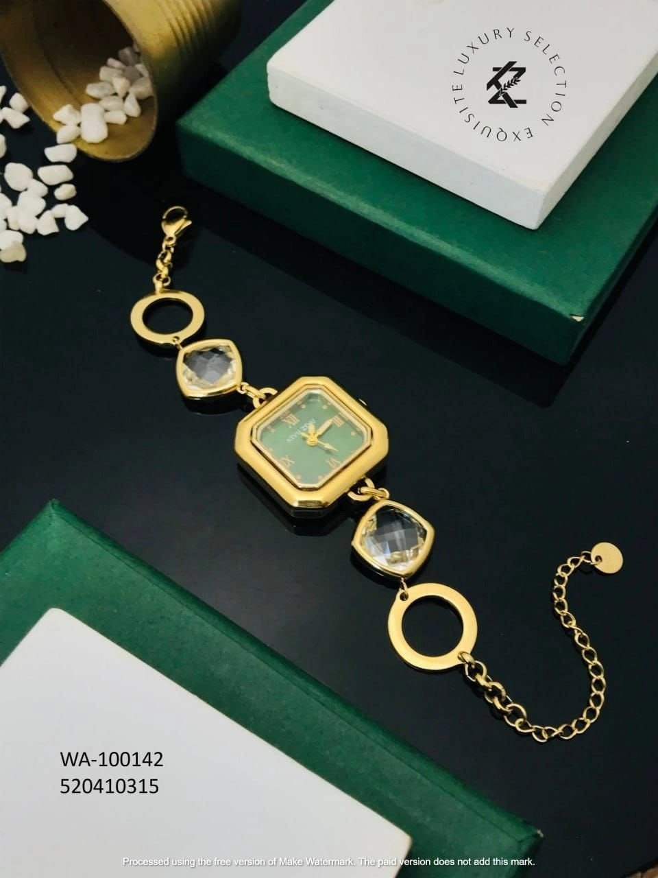 Antitarnish bracelet watch