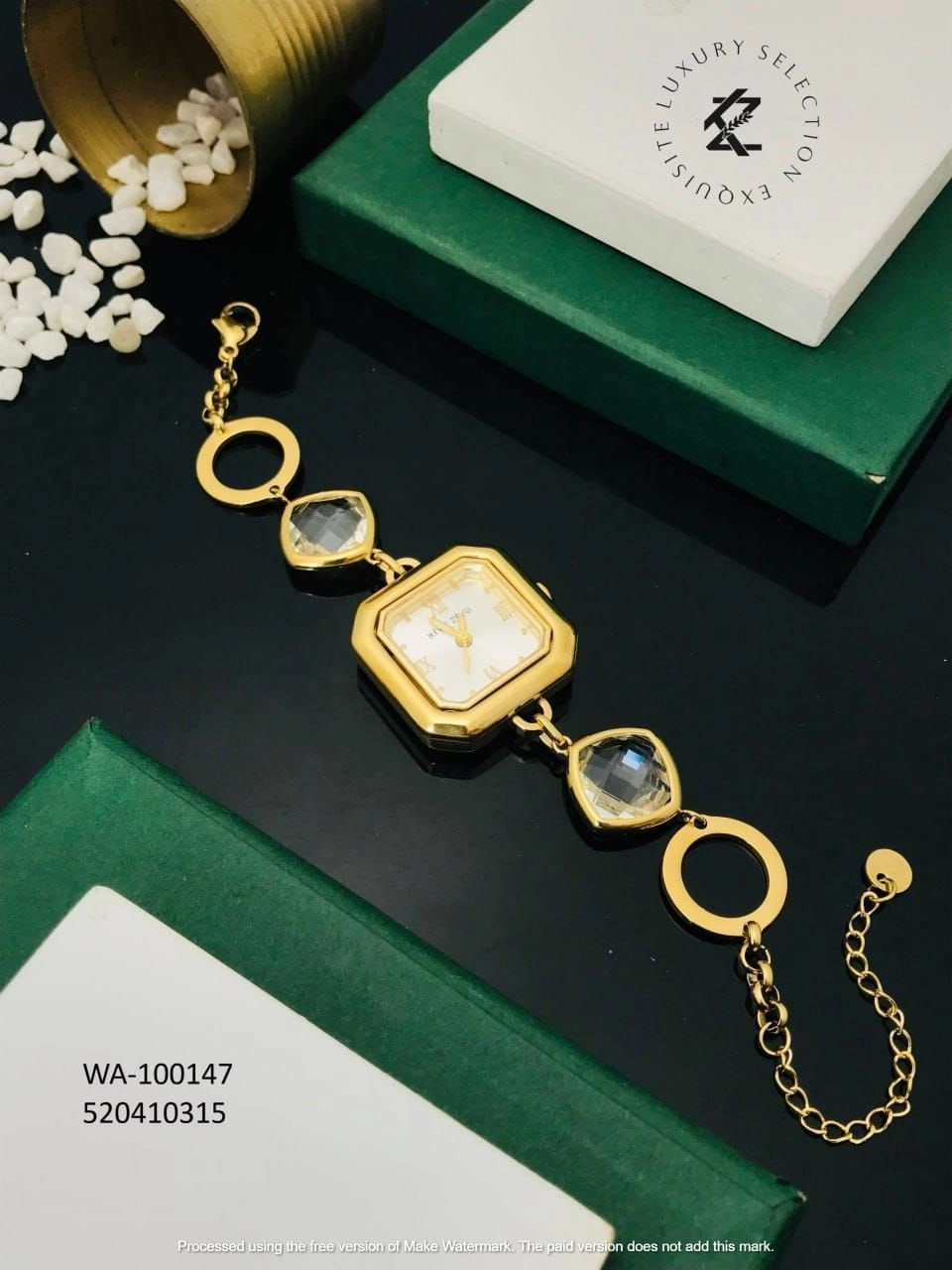 Antitarnish bracelet watch