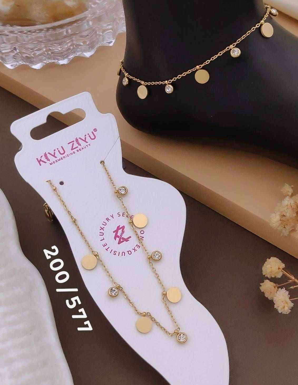Charm anklet