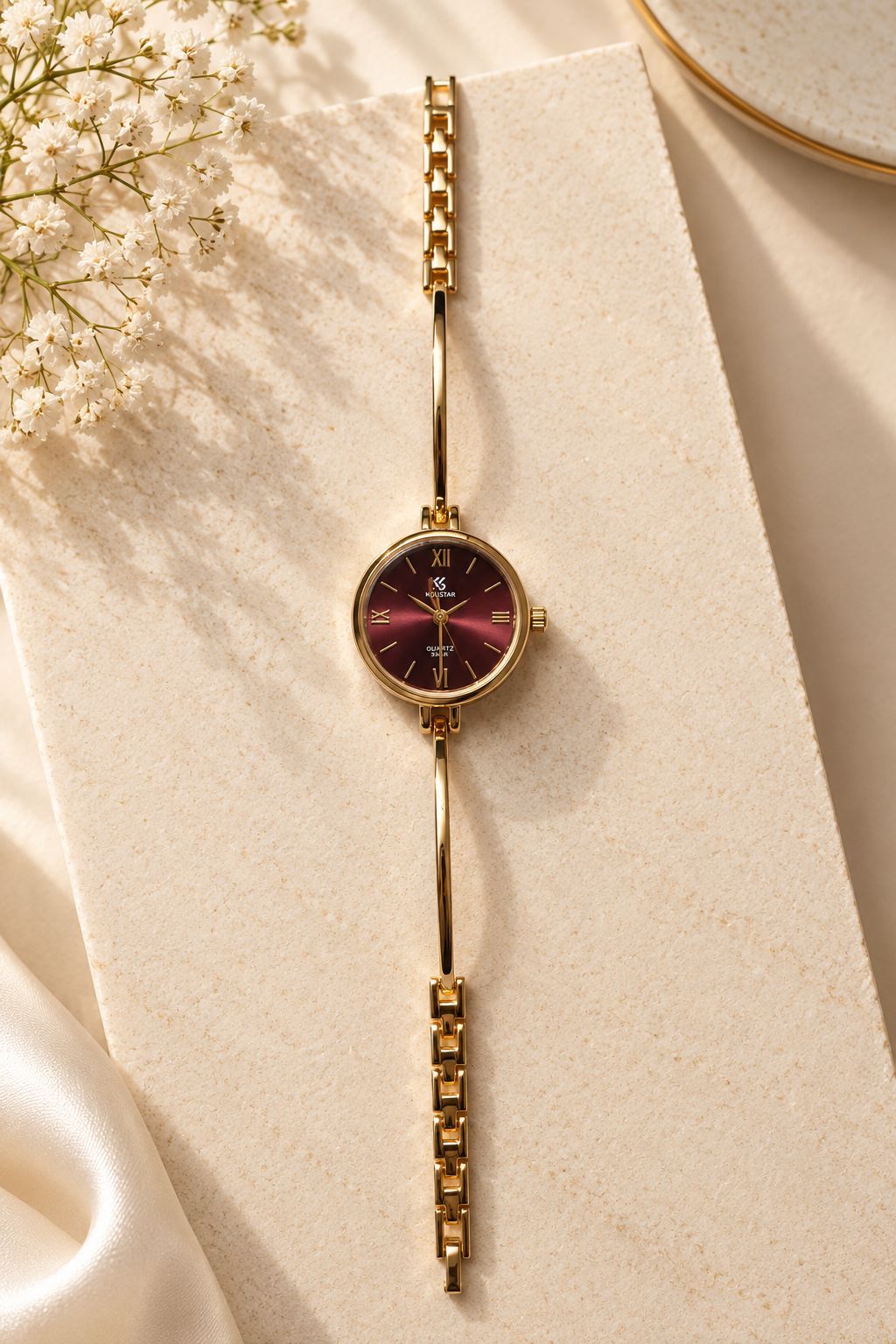 Sleek watch red